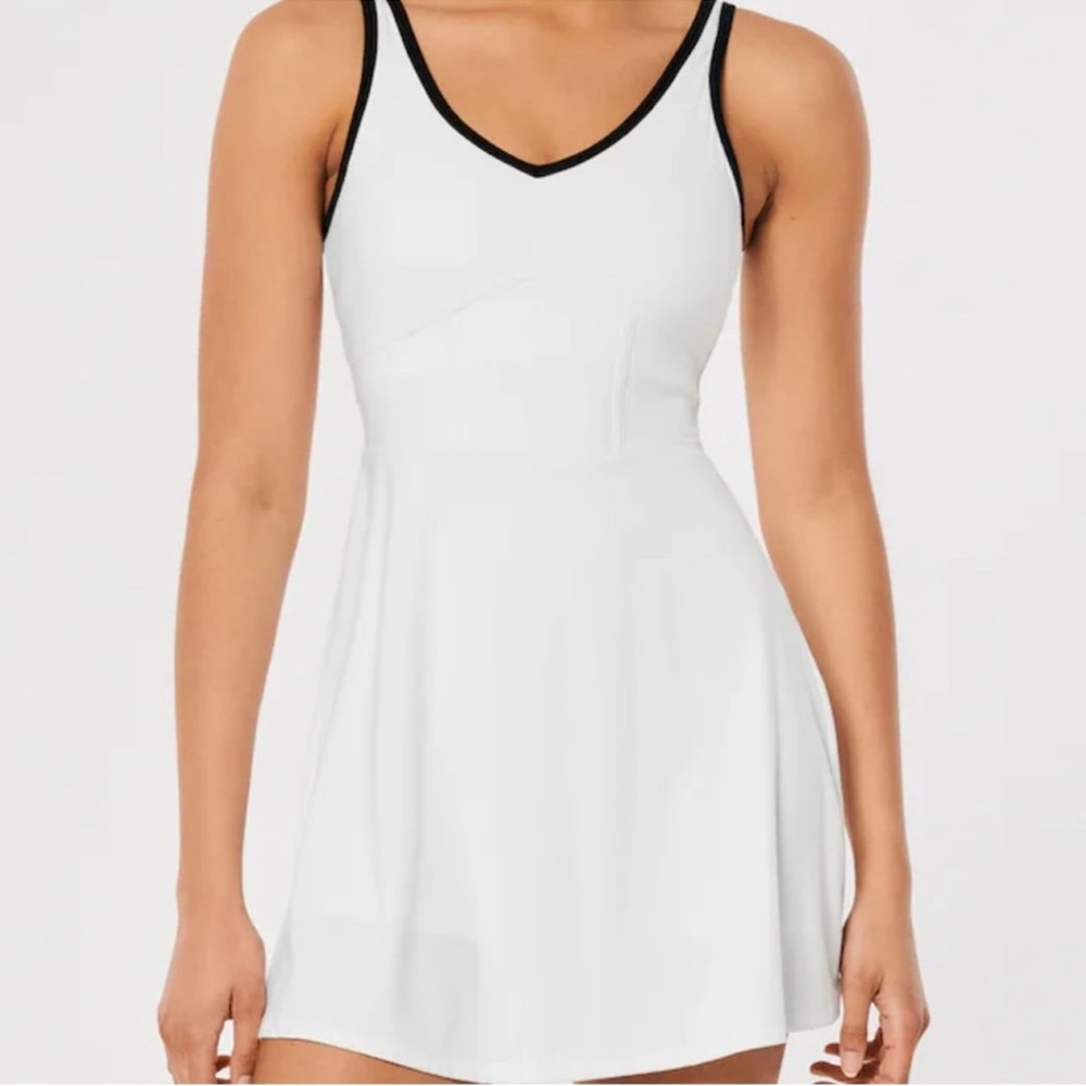 Gilly Hicks Active Energize Active Scoop Dress - White Size M